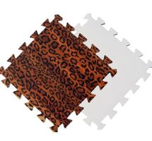 Модульный мягкий пол "Леопард" 30х30х1 см