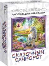 Деревянный пазл «Сказочный единорог», 51 деталь