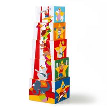 Головоломка-башня "5 кубиков Цирк"