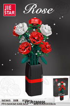 Конструктор Цветы "Букет роз в вазе" (878 деталей)
