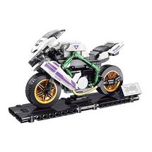 Конструктор Мотоцикл "Kawasaki Ninja H2R" (281 деталь)