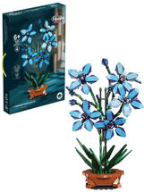 Конструктор "Цветы в горшке: Орхидея цимбидиум синяя" (1097 деталей)