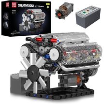Конструктор Двигатель V8 полный привод (552 детали)