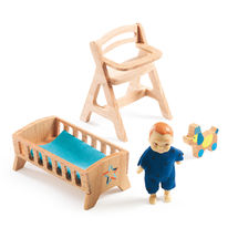 Мебель для кукольного дома "Детская для малыша Лоли"