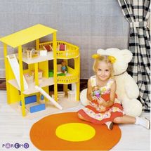 Дом для мини-кукол "Солнечная ривьера", с мебелью