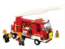 Конструктор "Город: Пожарная машина с лестницей" (175 деталей)