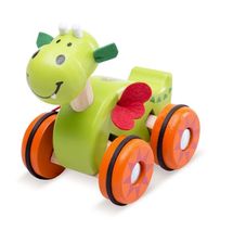 Деревянная игрушка на колесах "Дракоша"